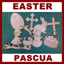 Easter Wood Craft Shapes